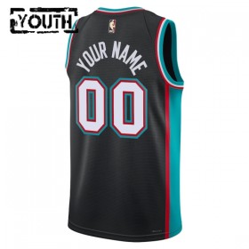Maillot Basket Enfant Memphis Grizzlies Personnalisé 2025-26 Nike Classic Edition Noir Swingman